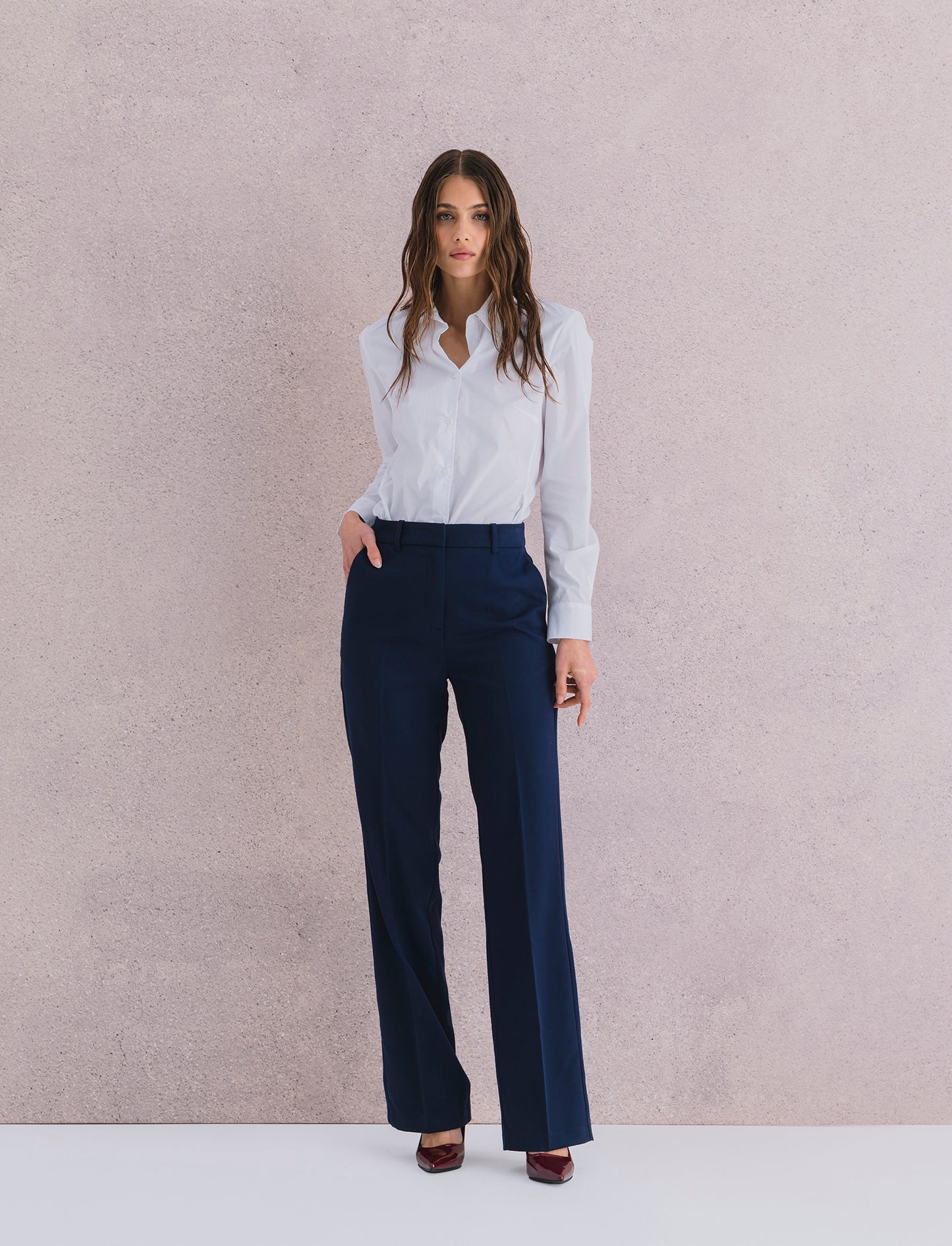 PANTALONE chiusura zip - Blu