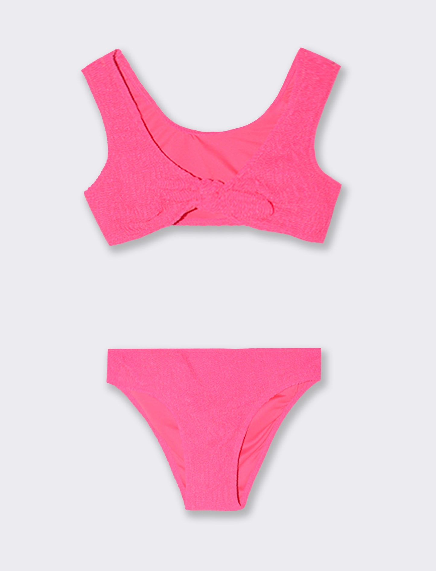 Costume fluo da bambina - Fuxia