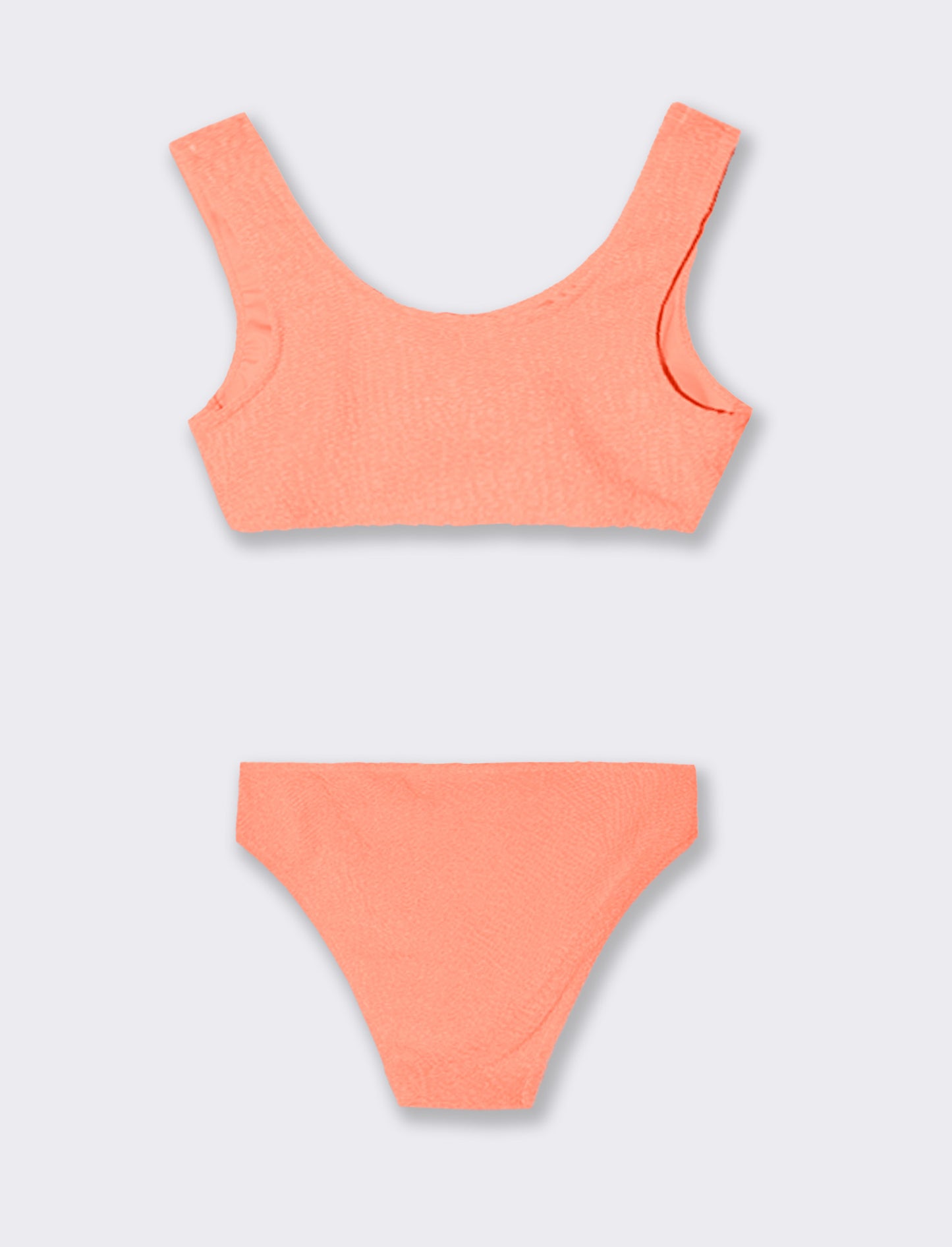 Costume fluo da bambina - Arancio