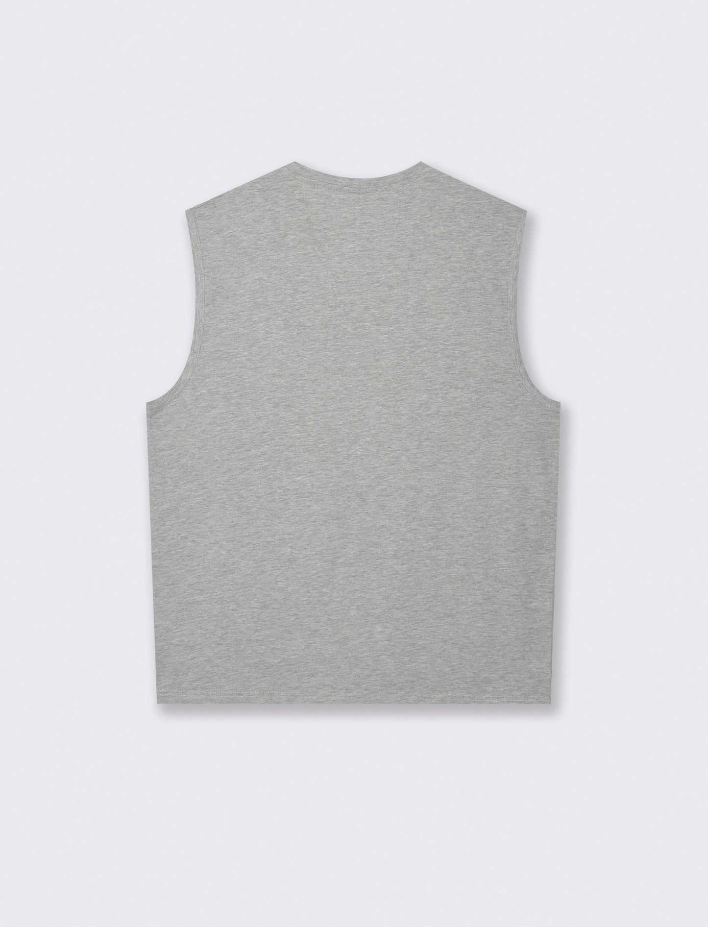 T-shirt senza maniche con stampa sweet years da uomo - Grigio mel.