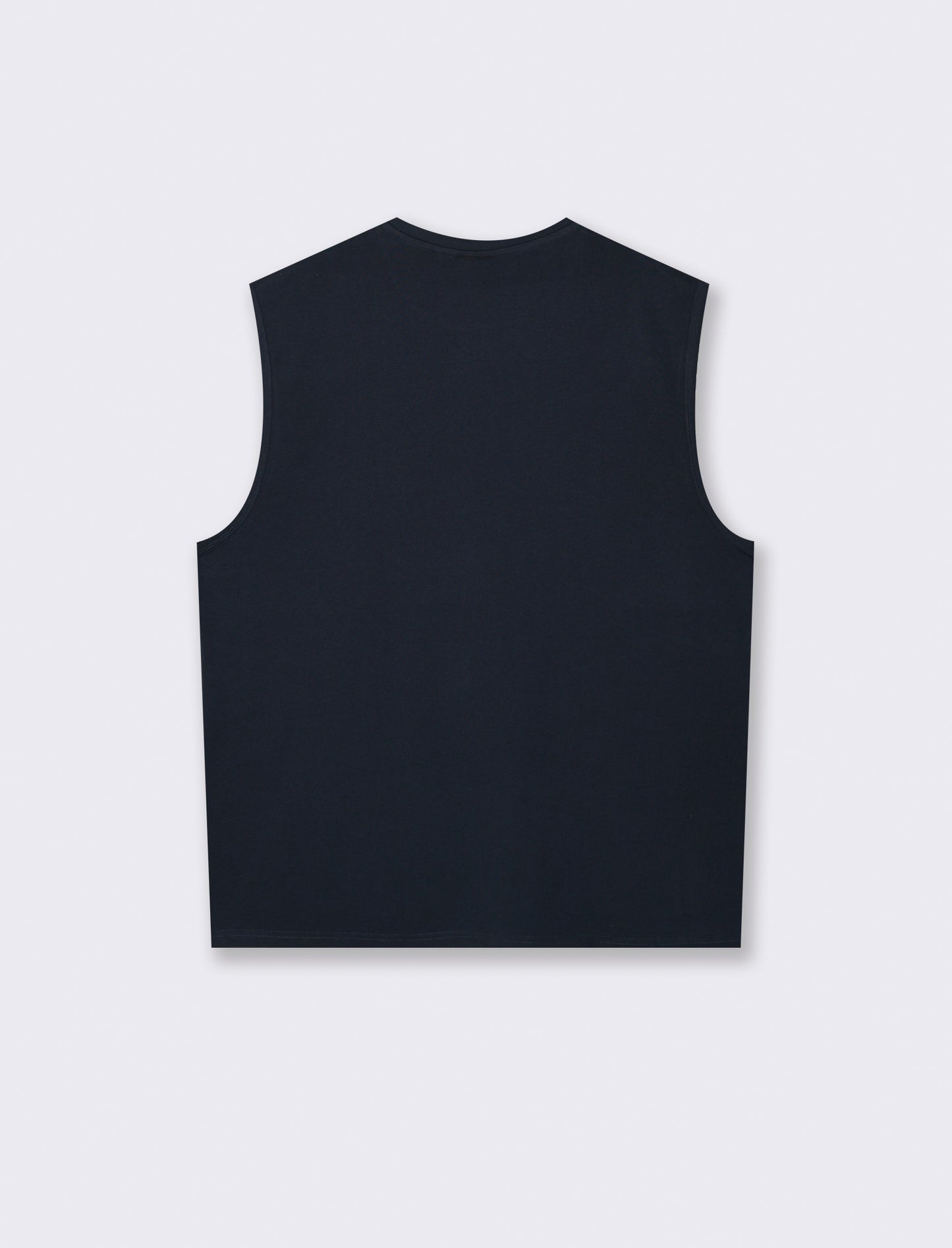 T-shirt senza maniche con stampa sweet years da uomo - Blu