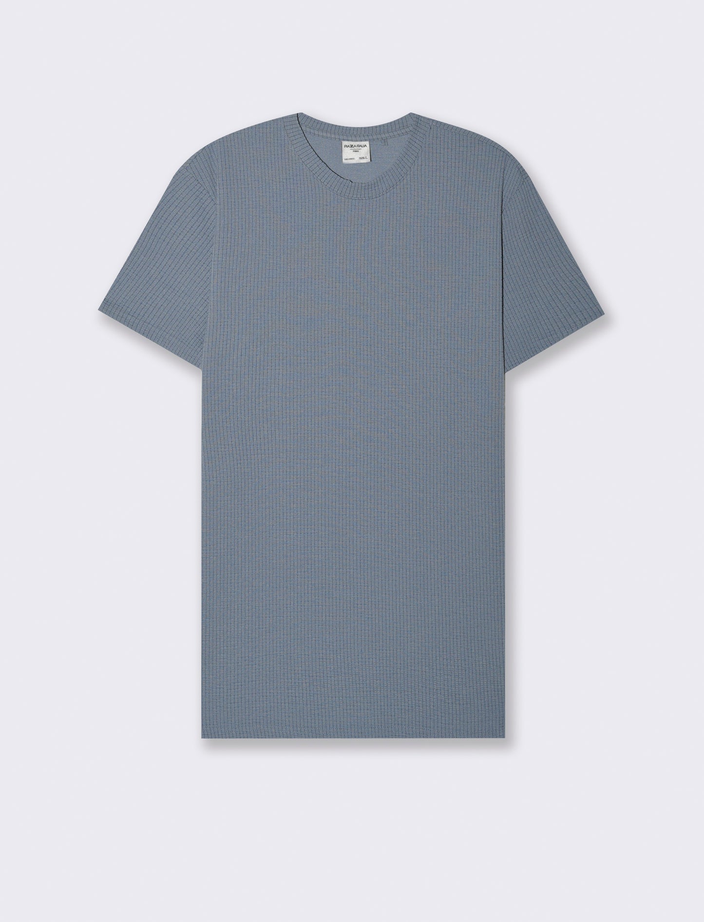 T-shirt effetto maglia jacquard da uomo - CARTA DA ZUCCHERO