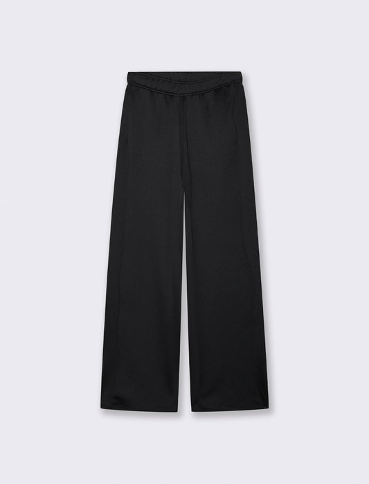 JOGGER CON ELASTICO IN VITA - Nero