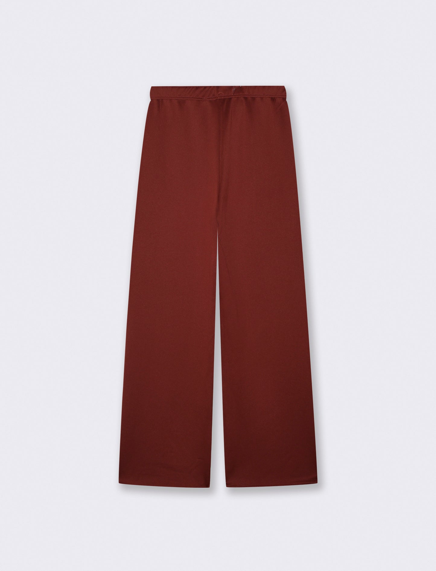 JOGGER CON ELASTICO IN VITA - Marrone bruciato
