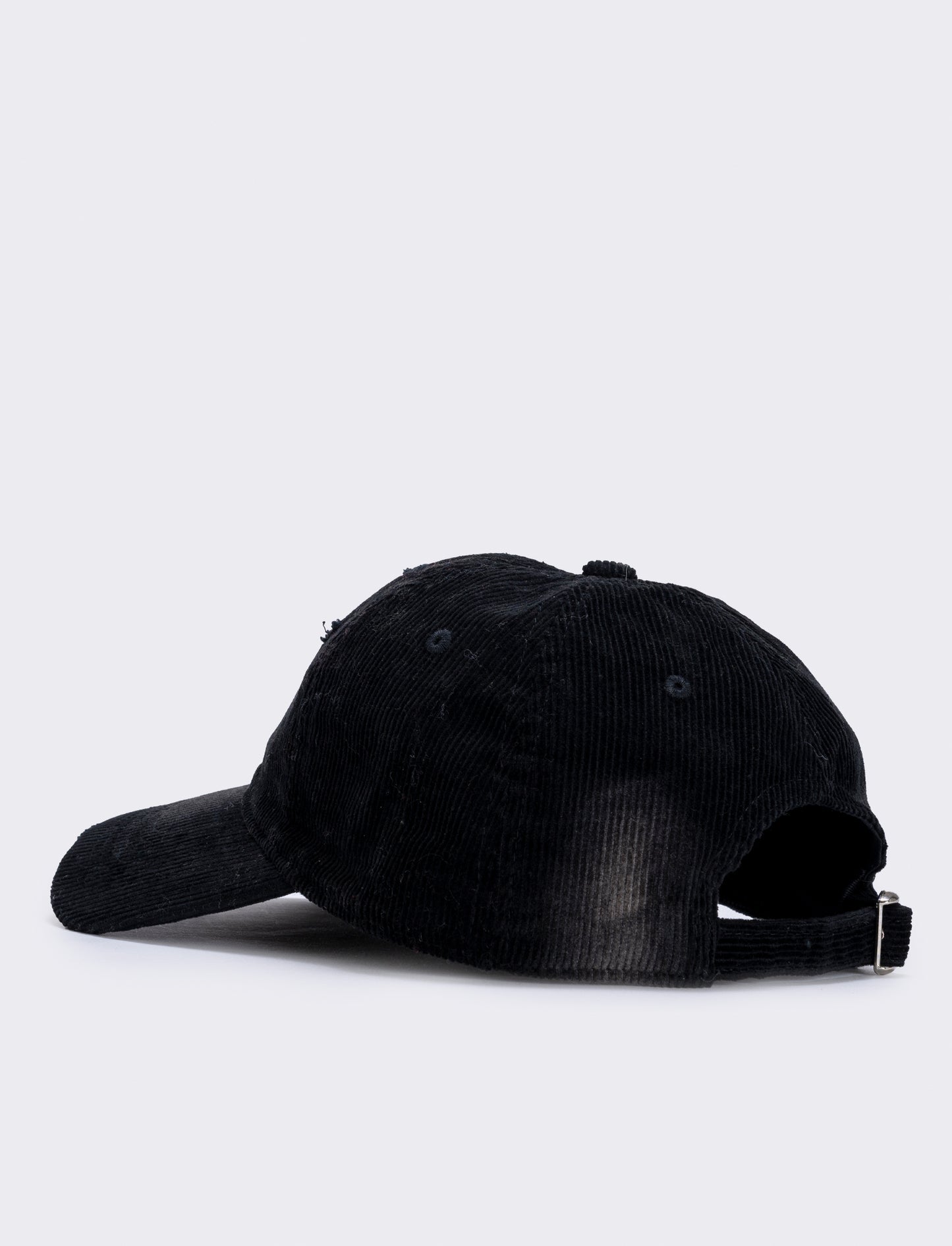 Corduroy Baseball Cap - Black