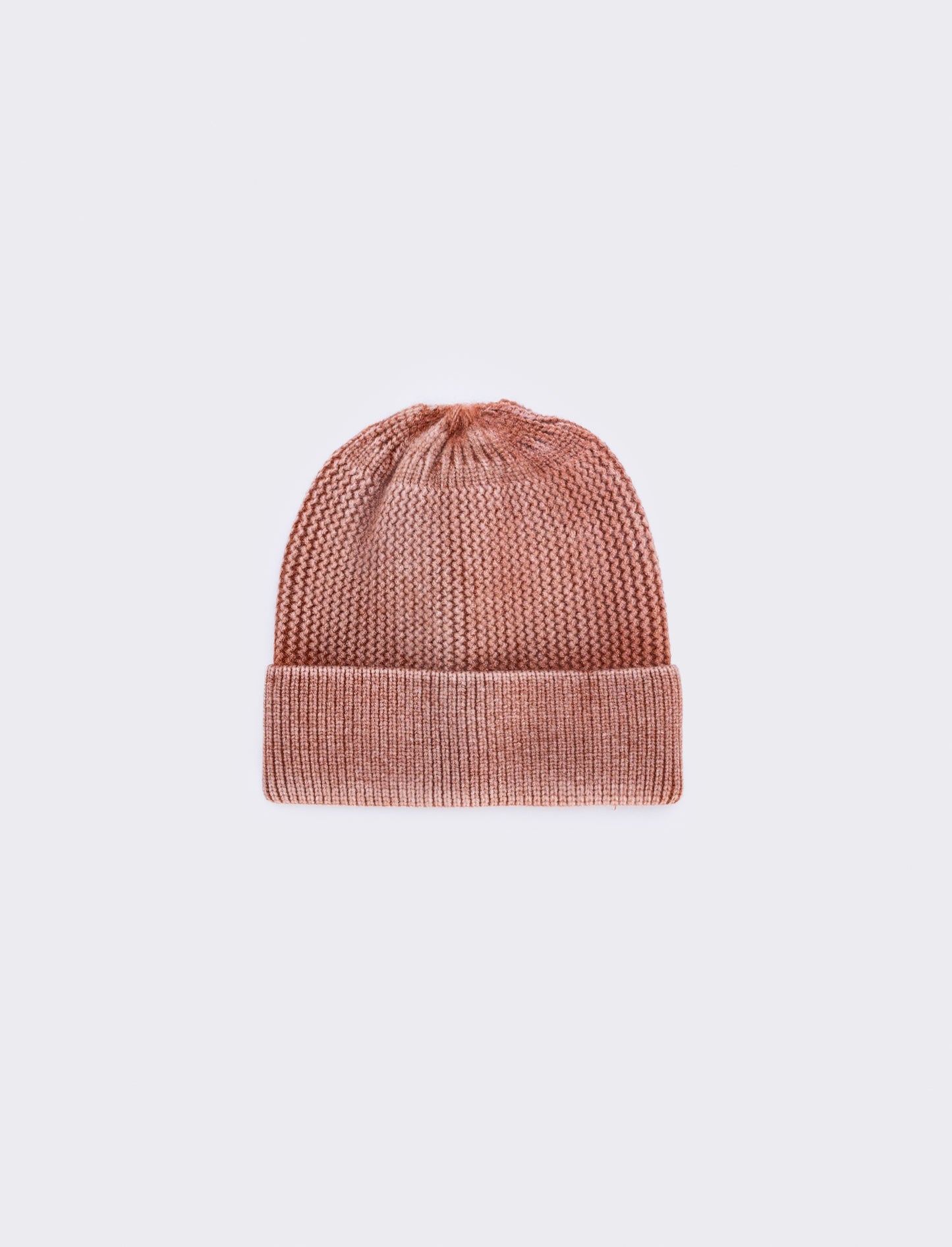 Cappello bambino con risvolto delavè - Arancio