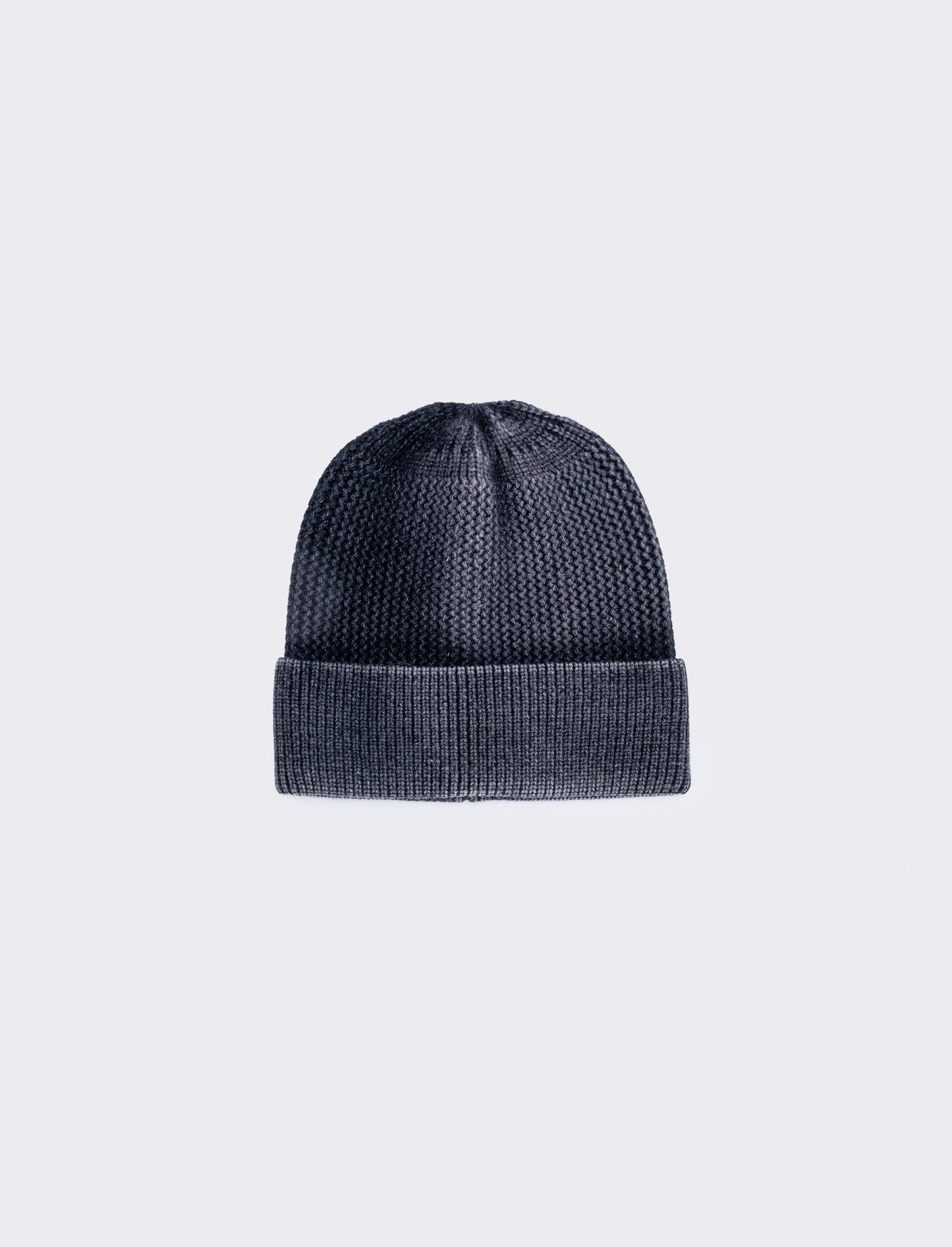 Cappello bambino con risvolto delavè - Nero