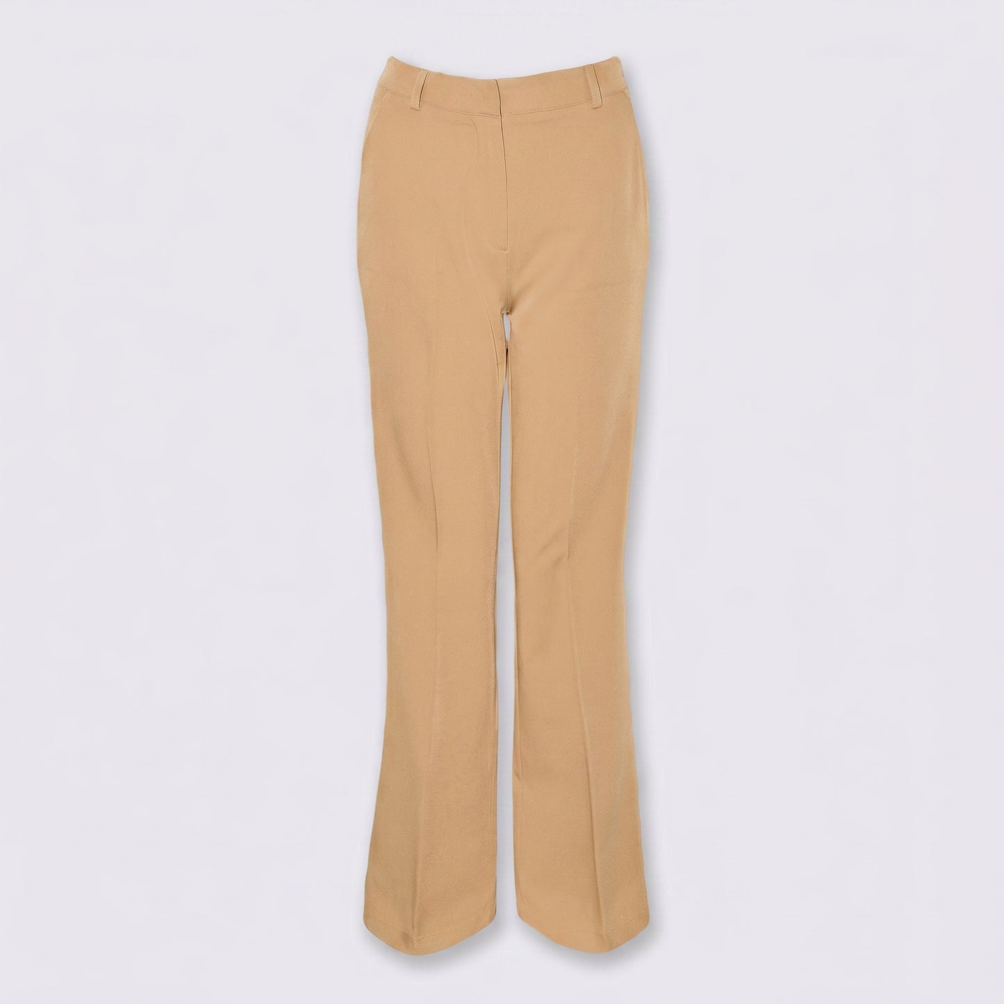 Pantaloni dritti classici con tasche - Sabbia