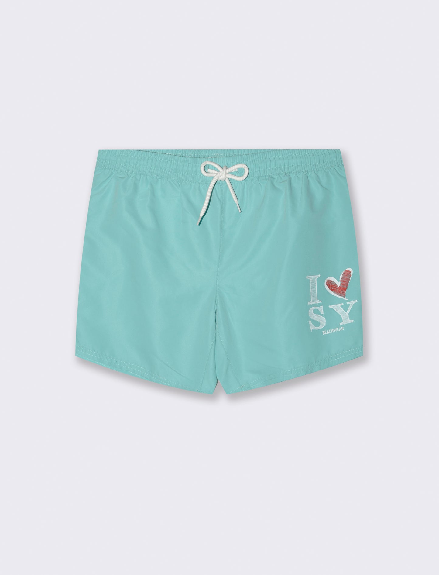 Costume da mare con stampa Sweet Years da uomo - Verde