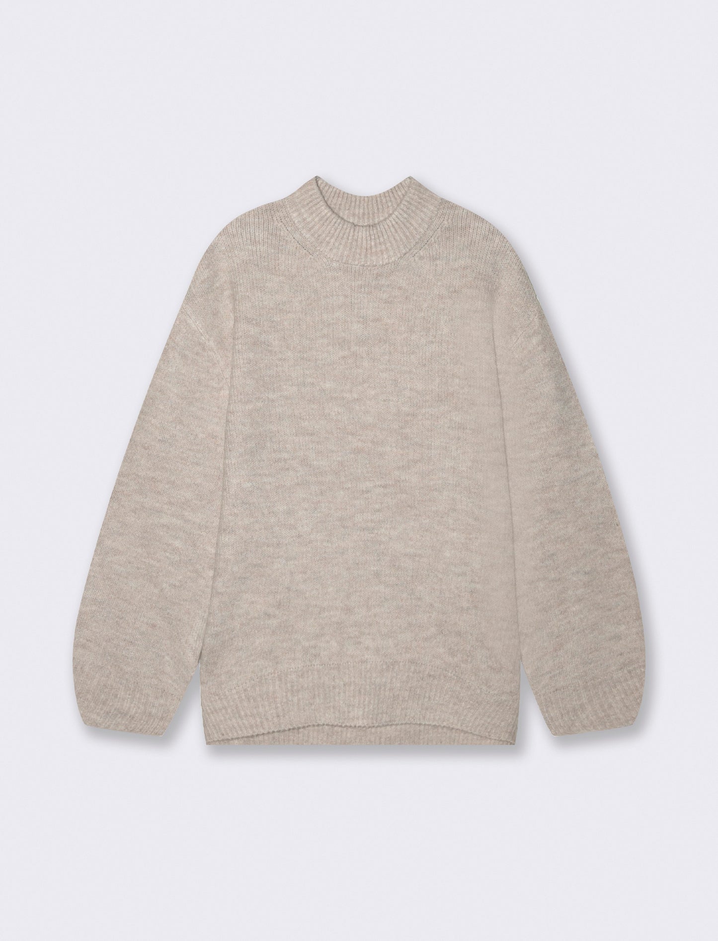 MAXIPULLOVER - Beige grano