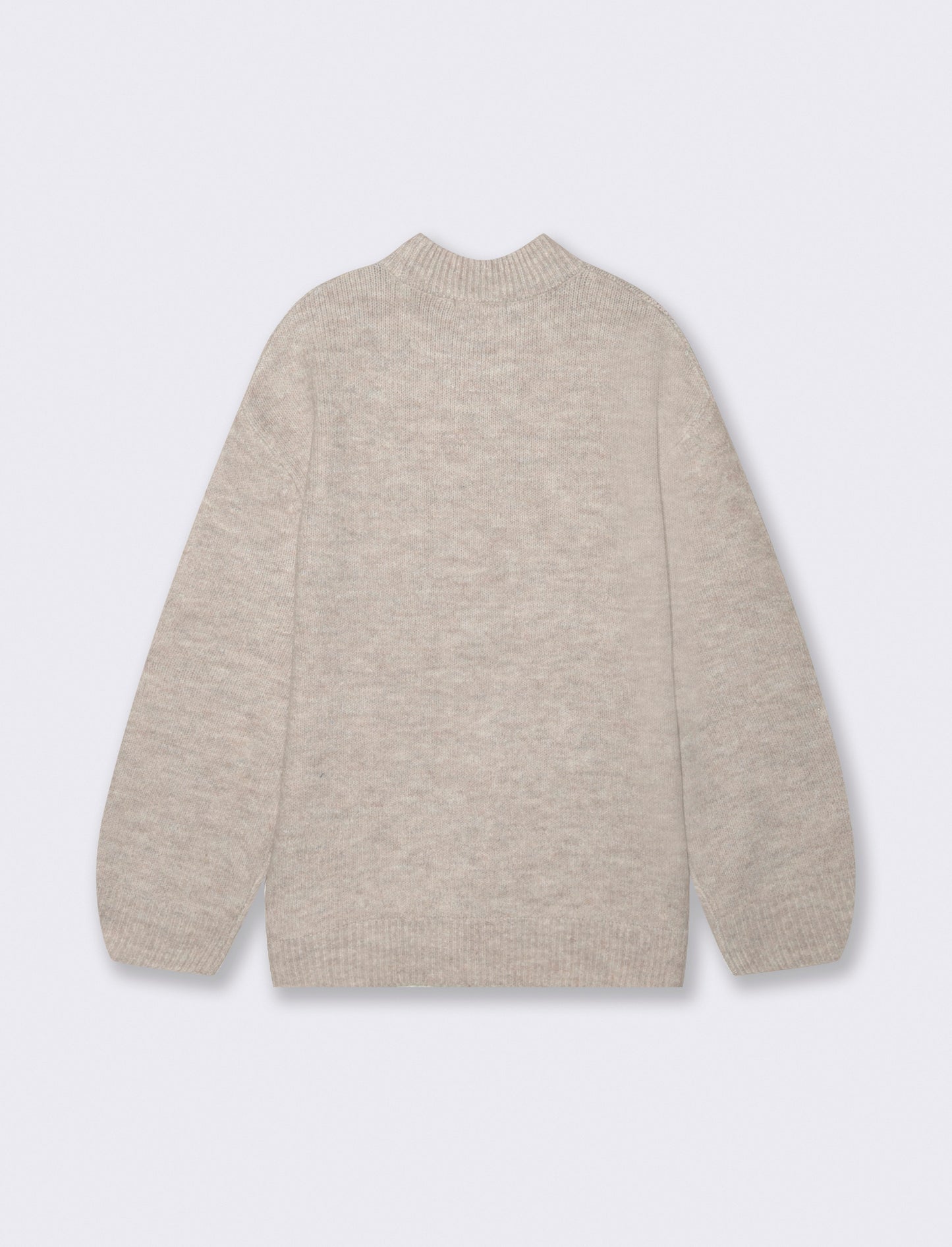 MAXIPULLOVER - Beige grano