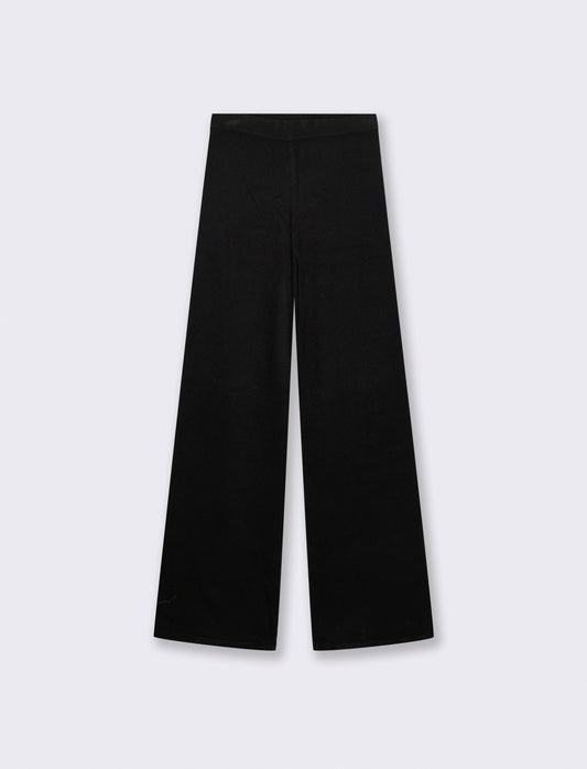 PANTALONI IN MAGLIA - Nero