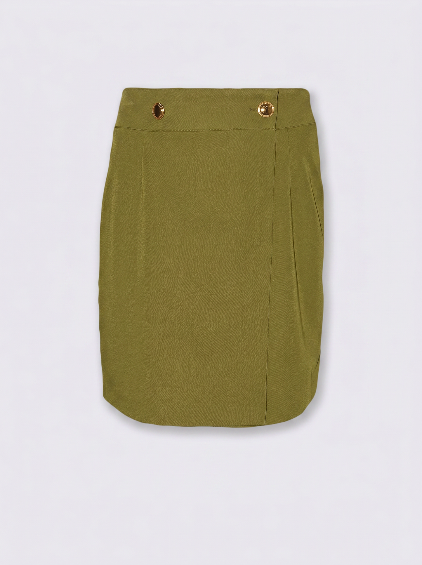 Wallet skirt with button waist - Green
