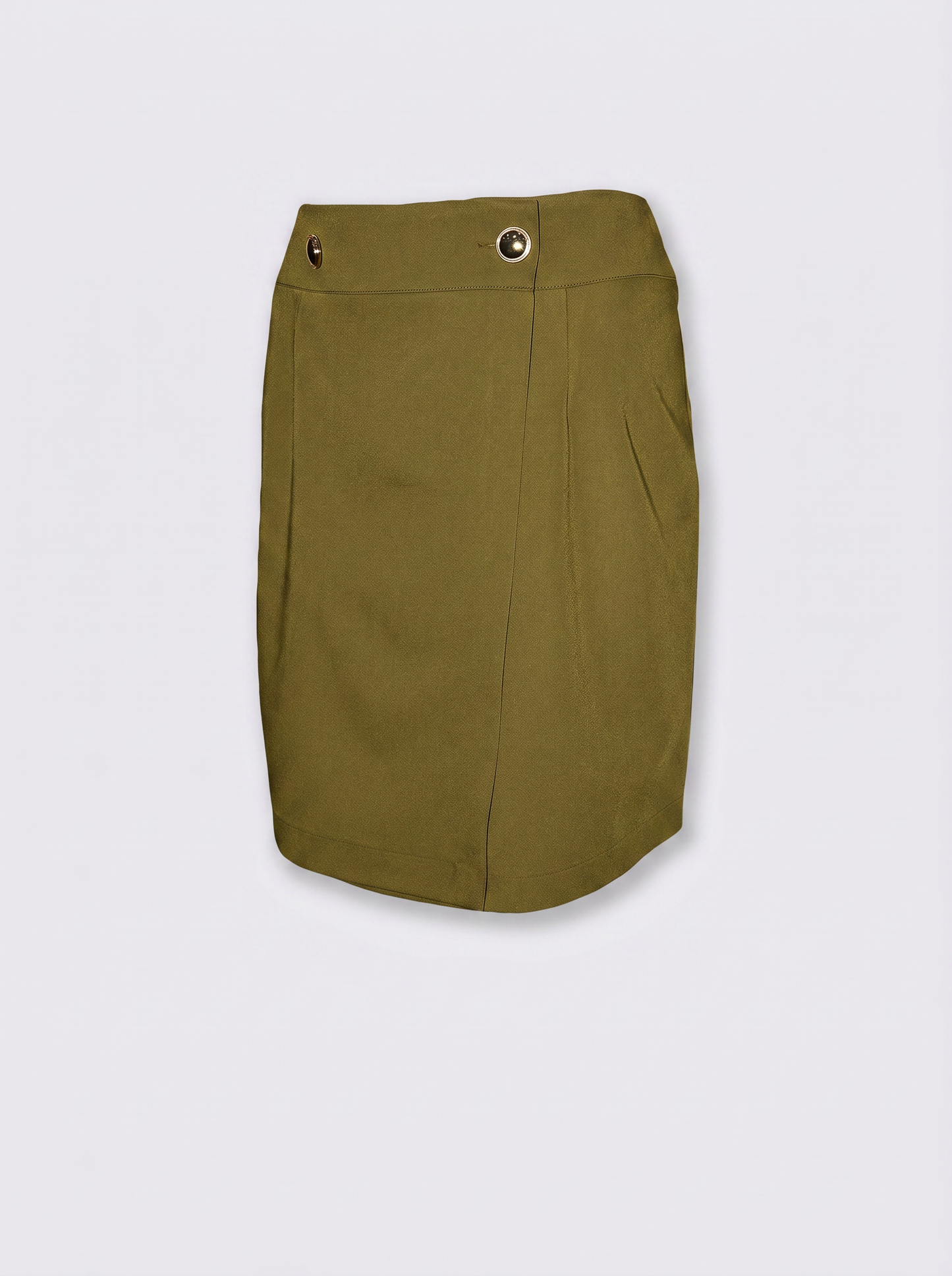 Wallet skirt with button waist - Green