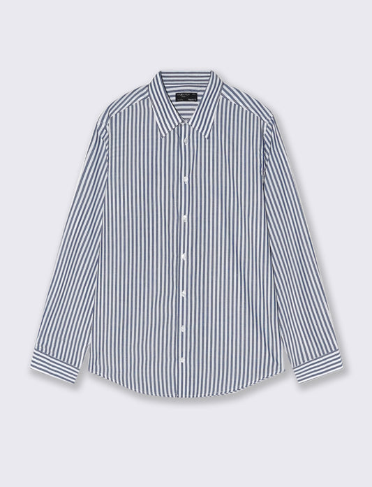 CAMICIA FANTASIA A RIGHE - Bluette