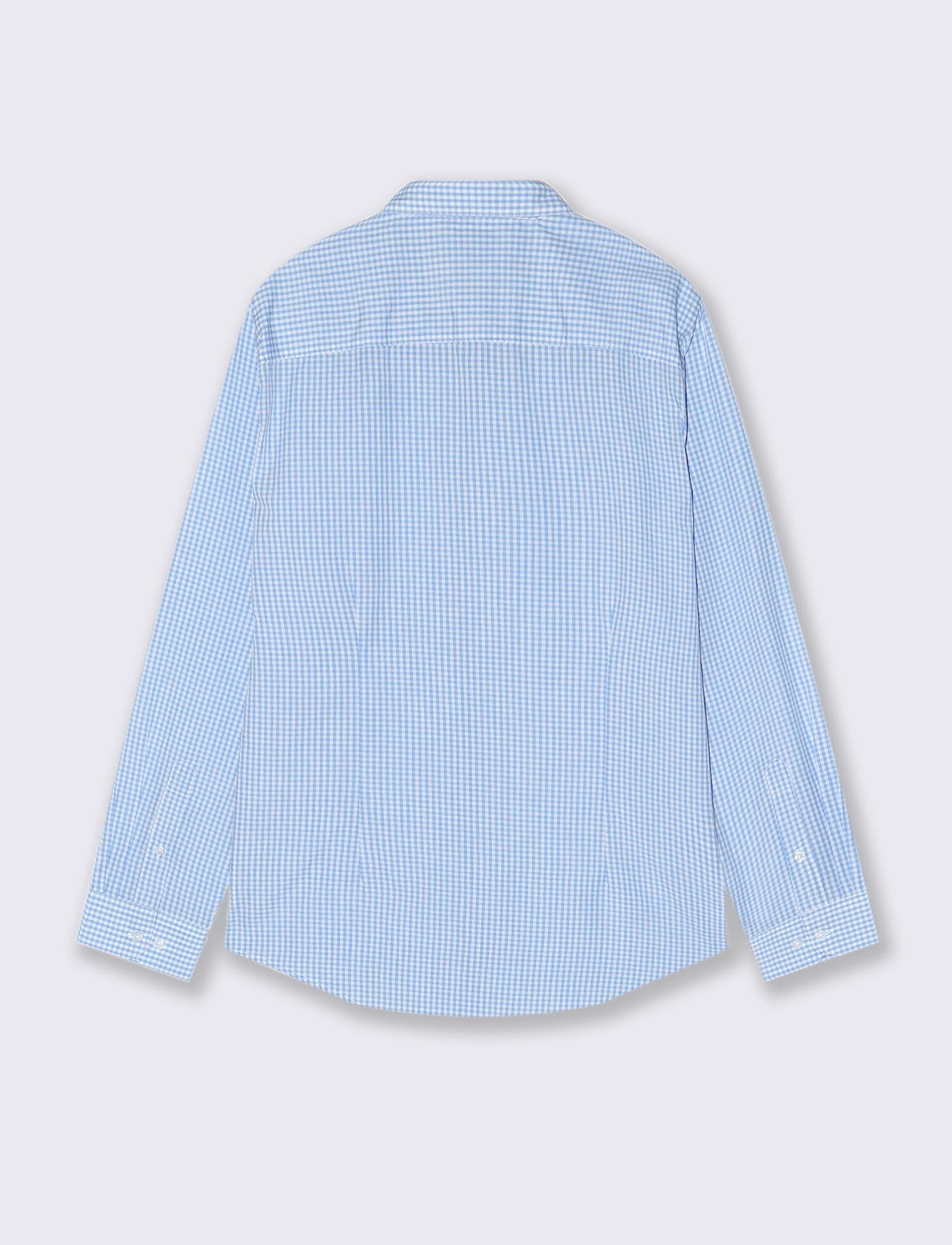 CAMICIA BASIC REGULAR FIT EASY IRON - Celeste
