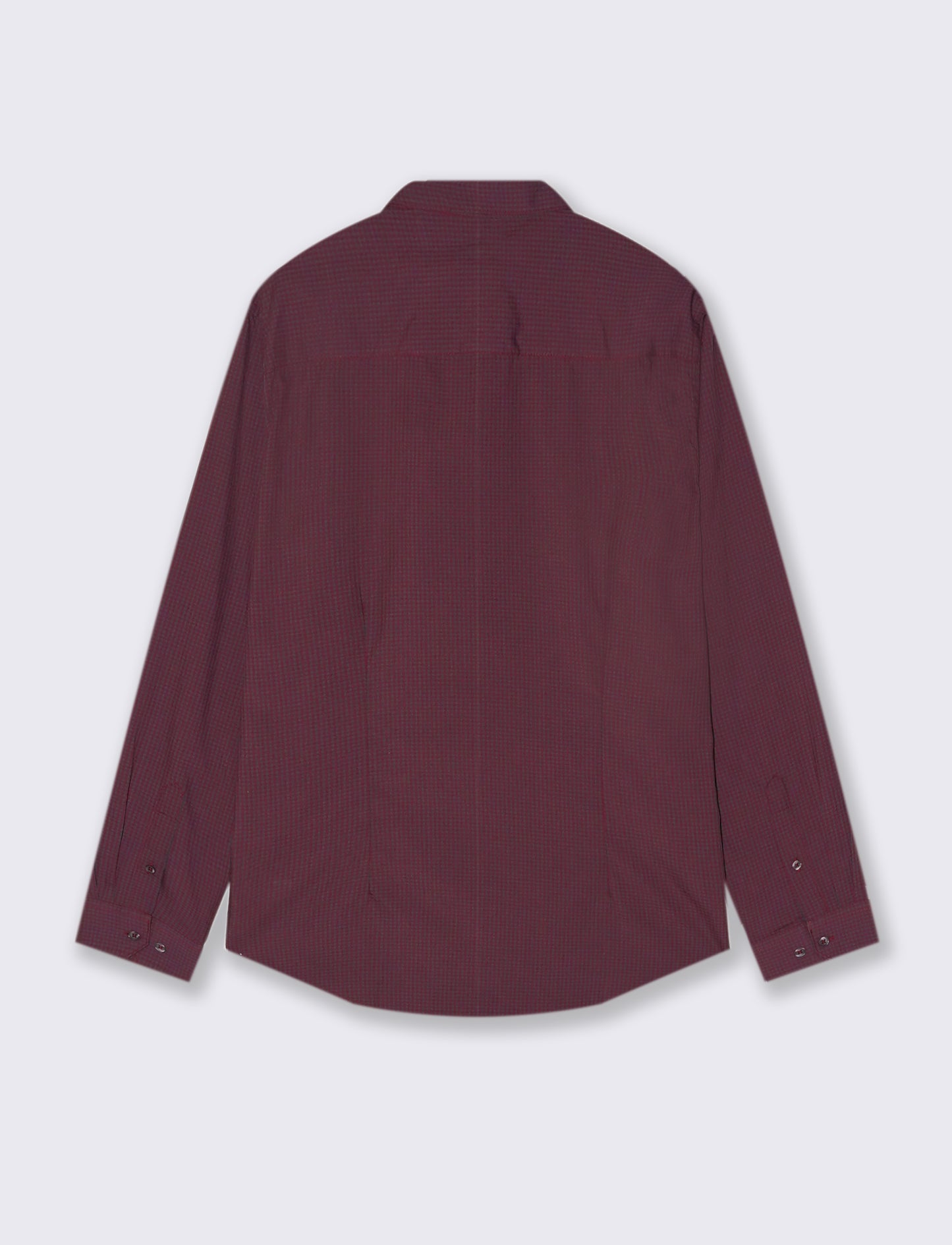 CAMICIA BASIC REGULAR FIT EASY IRON - Viola prugna