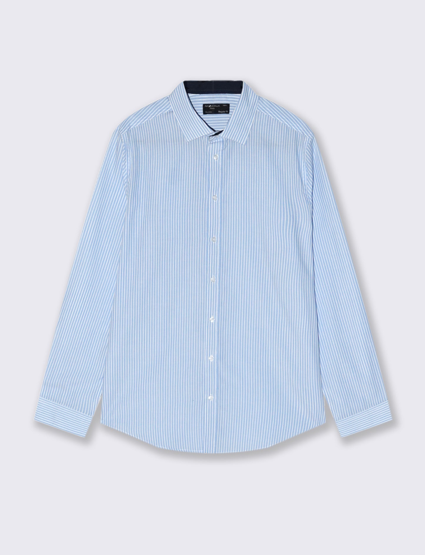 CAMICIA BASIC REGULAR FIT EASY IRON - Azzurro