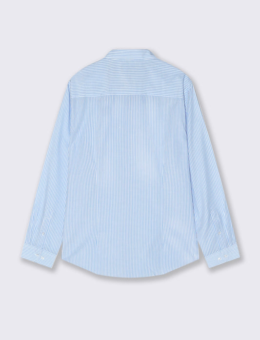 CAMICIA BASIC REGULAR FIT EASY IRON - Azzurro