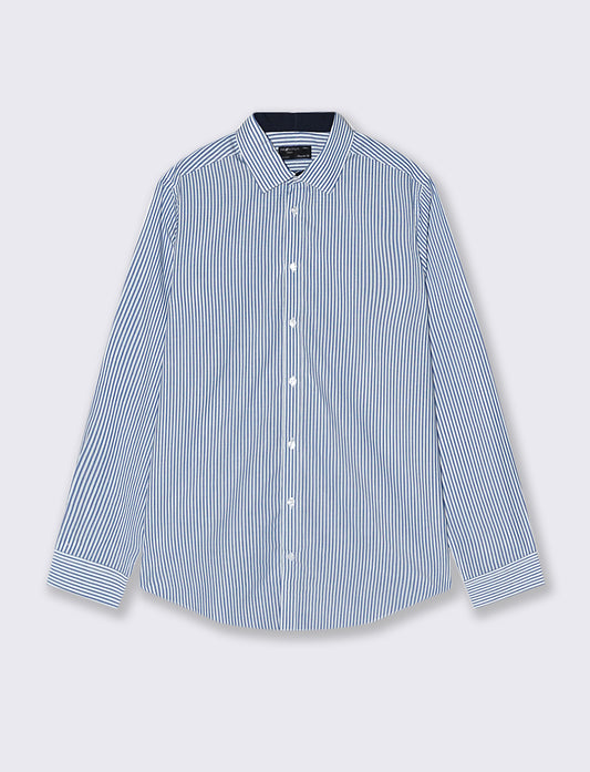 CAMICIA BASIC REGULAR FIT EASY IRON - Bluette