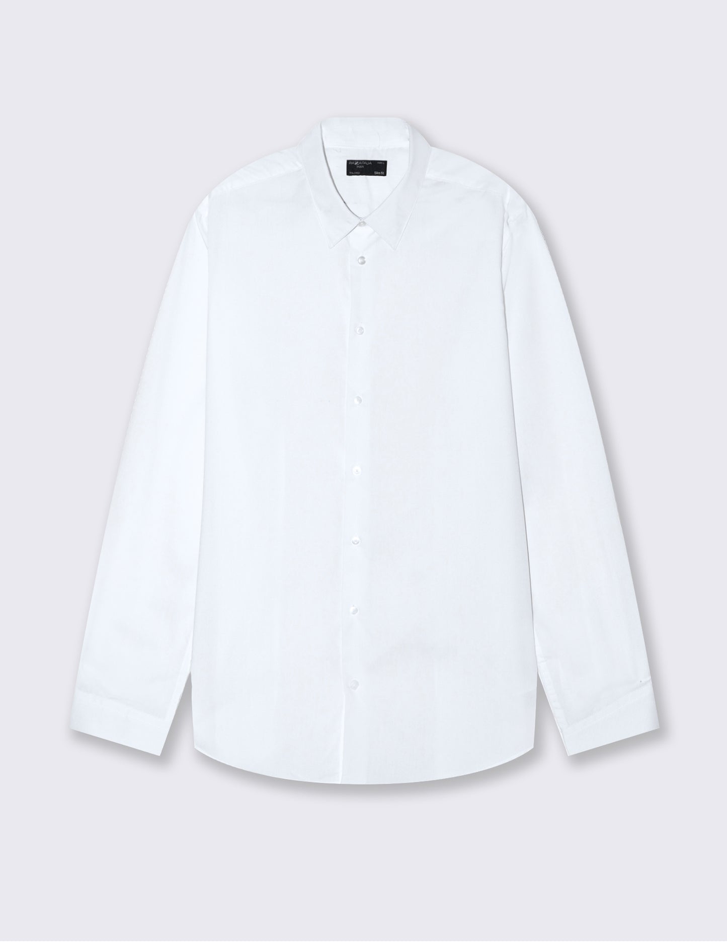CAMICIA BASIC SLIM FIT EASY - Bianco