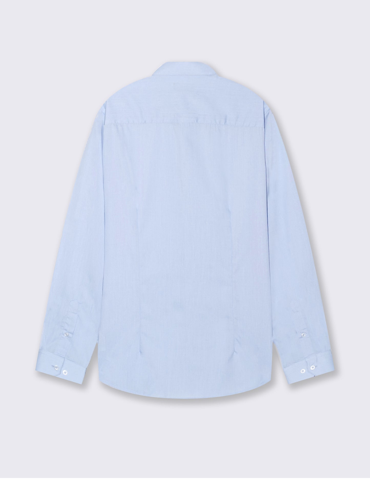 CAMICIA BASIC SLIM FIT EASY - Azzurro