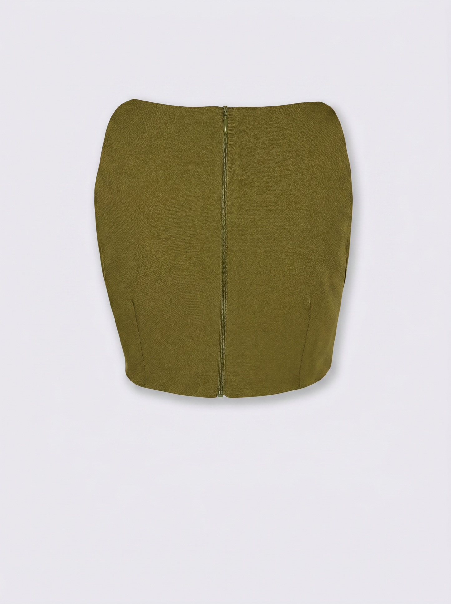 Crop top with straps and buttons - Printed