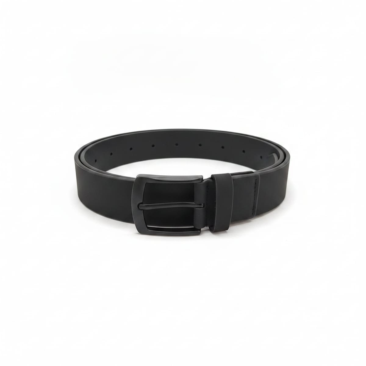 Cintura matte con fibbia nera elegante - Nero
