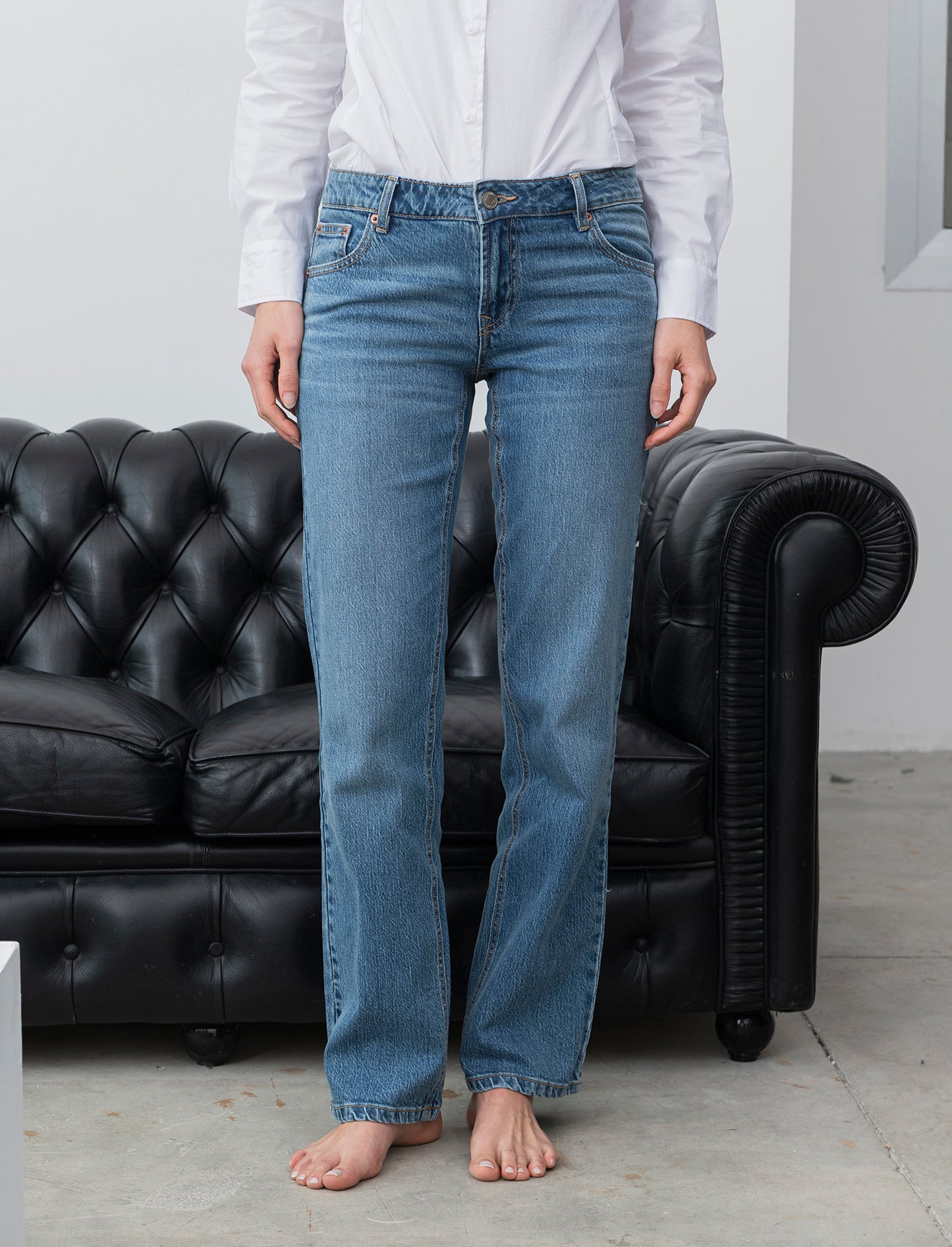JEANS A GAMBA DRITTA - Denim