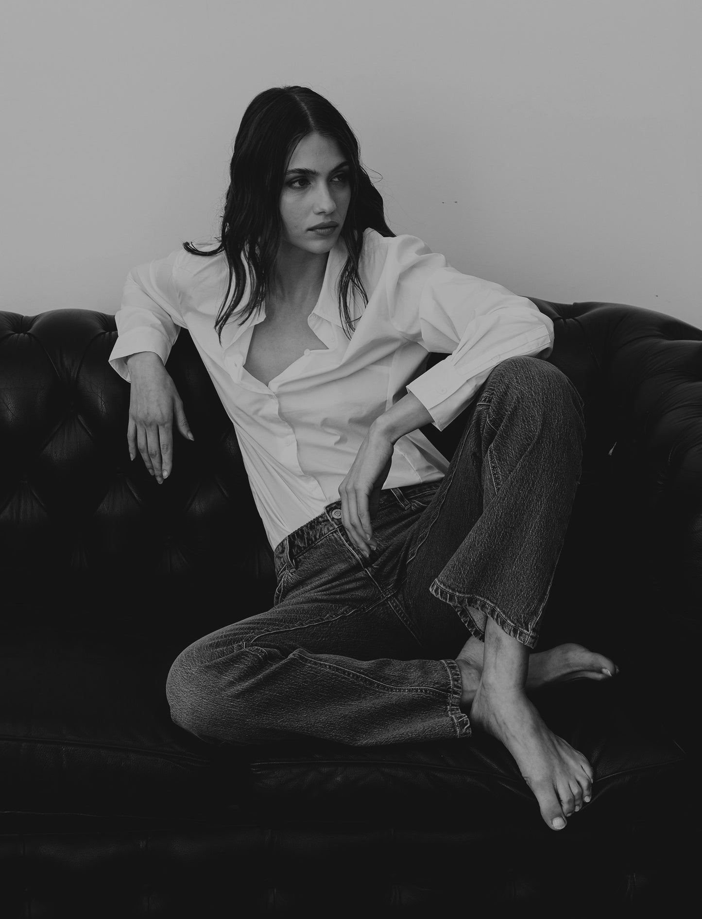 JEANS A GAMBA DRITTA - Denim