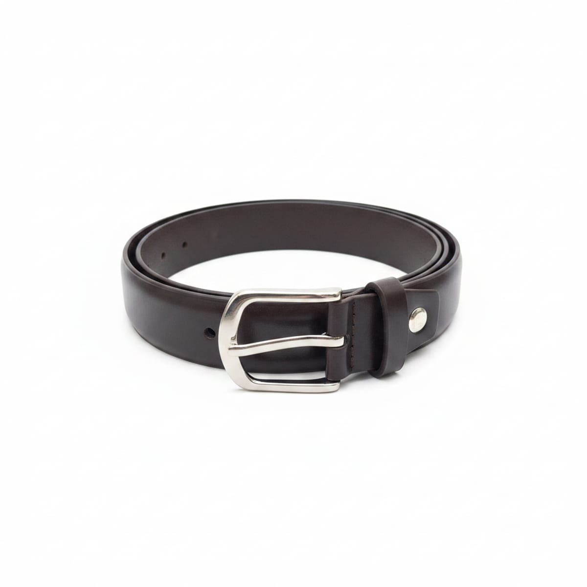 Cintura basic liscia 3 cm elegante e versatile - Nero