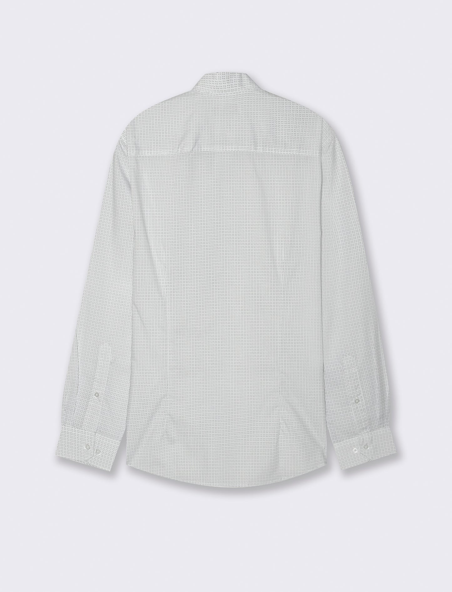 CAMICIA MICRO FANTASIA REGULAR FIT - Celeste
