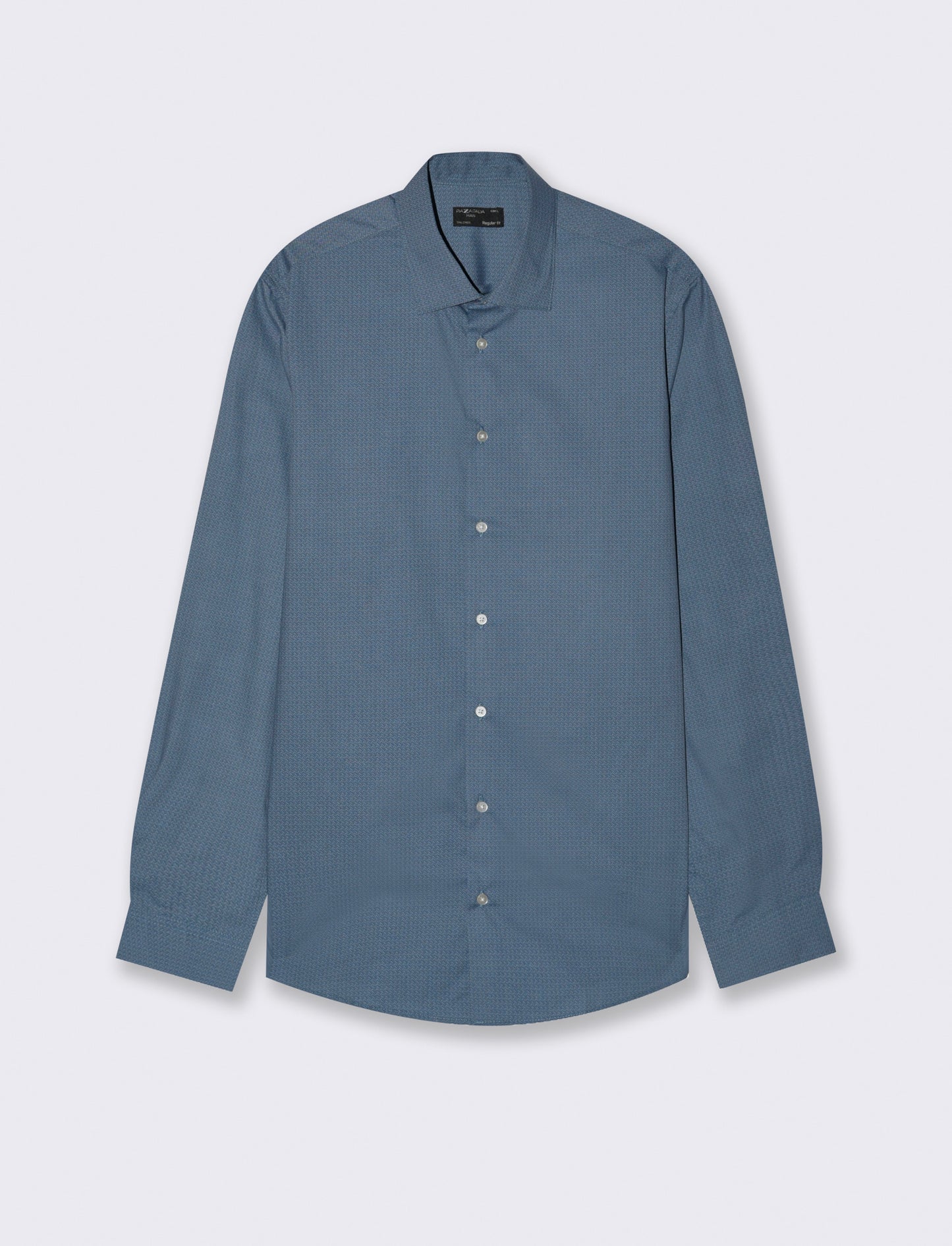 CAMICIA MICRO FANTASIA REGULAR FIT - CARTA DA ZUCCHERO