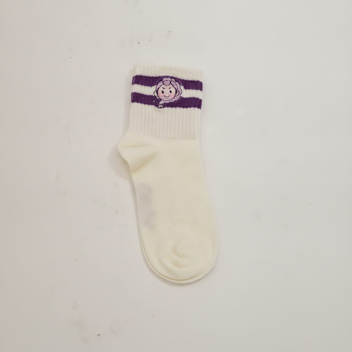Kpop Tennis Socks for Demon Hunters - White