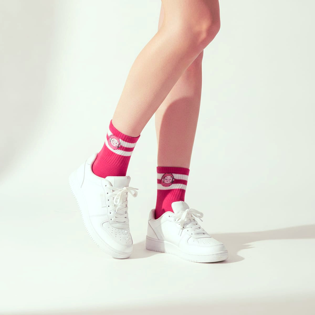 Calzini tennis Kpop per demon hunters - Fuxia