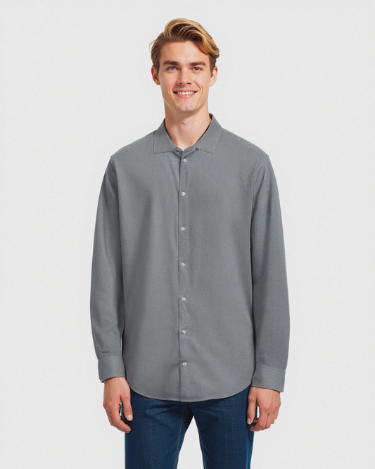 CAMICIA FORMAL REGULAR FIT - Grigio