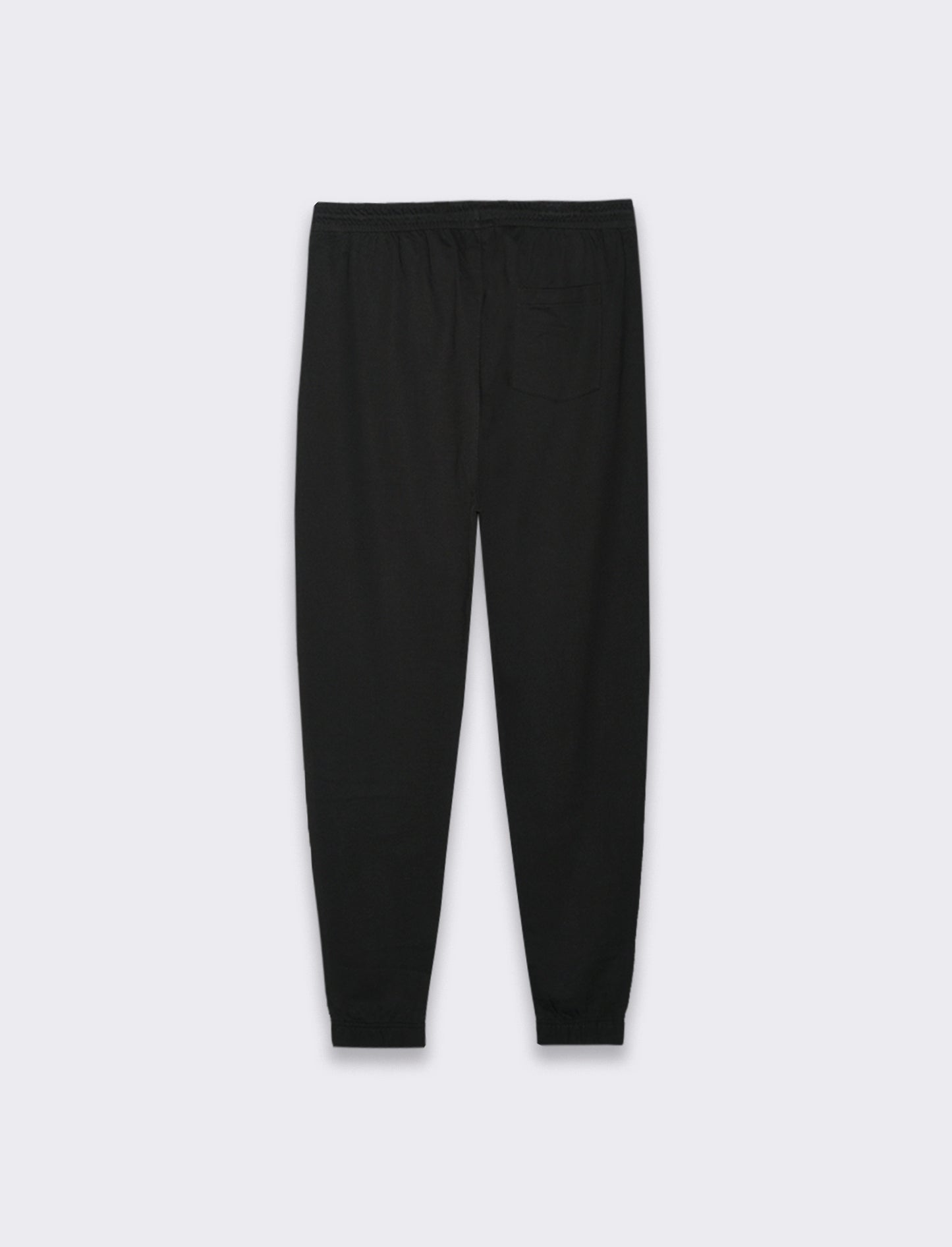 PANTALONI JOGGER BASIC IN FELPA - Nero