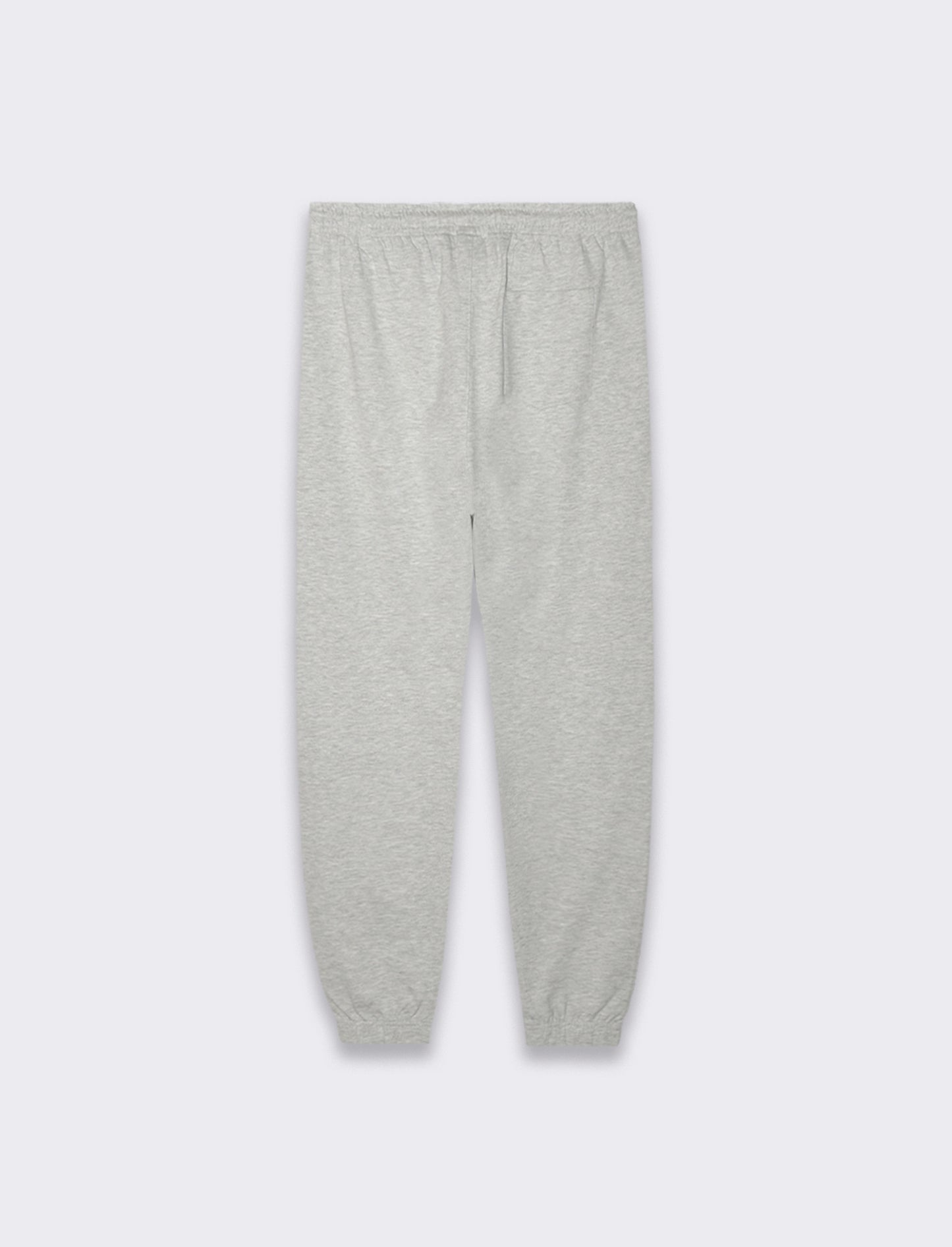 PANTALONI JOGGER BASIC IN FELPA - Grigio mel.