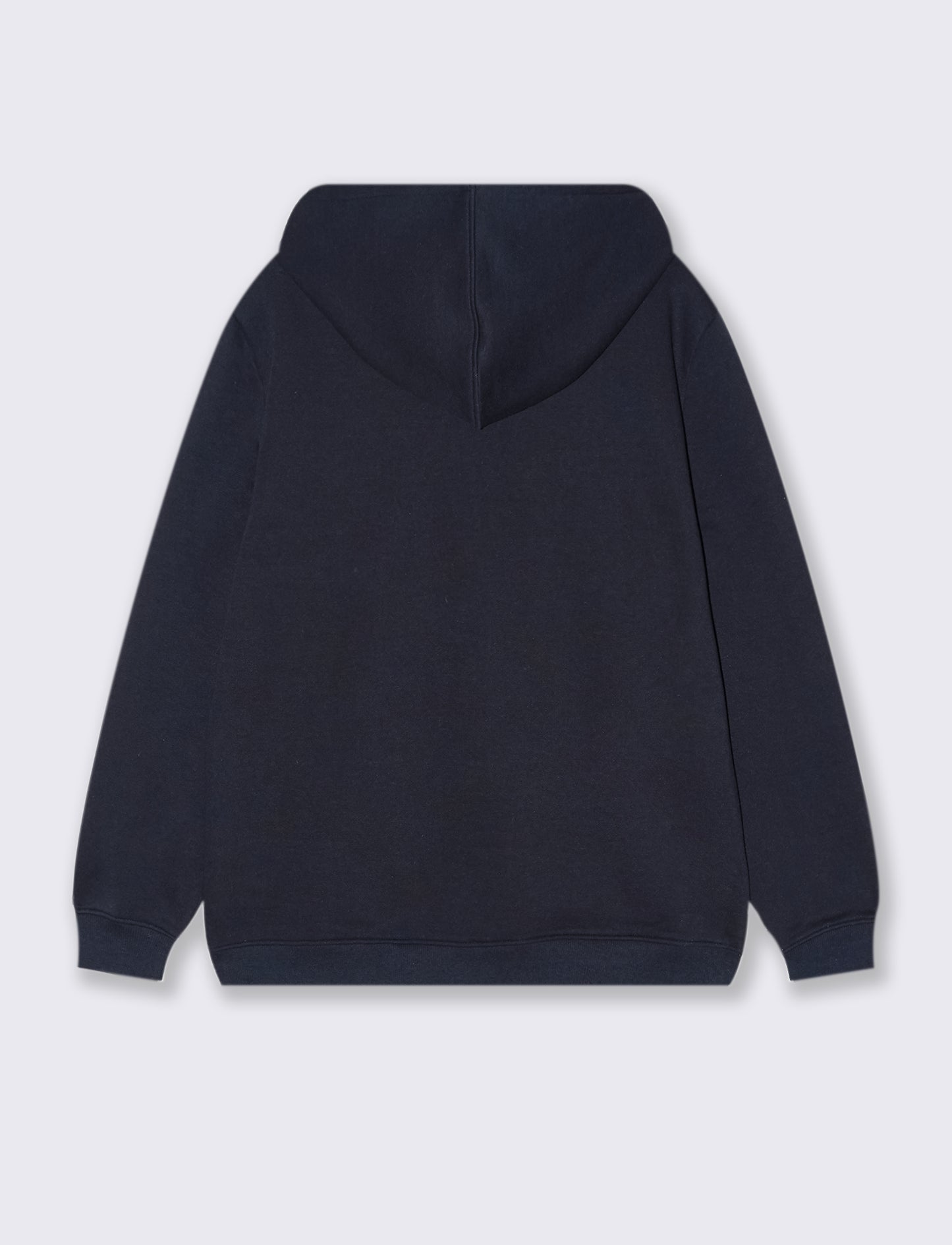 FELPA BASIC CON CAPPUCCIO E CERNIERA - Blu