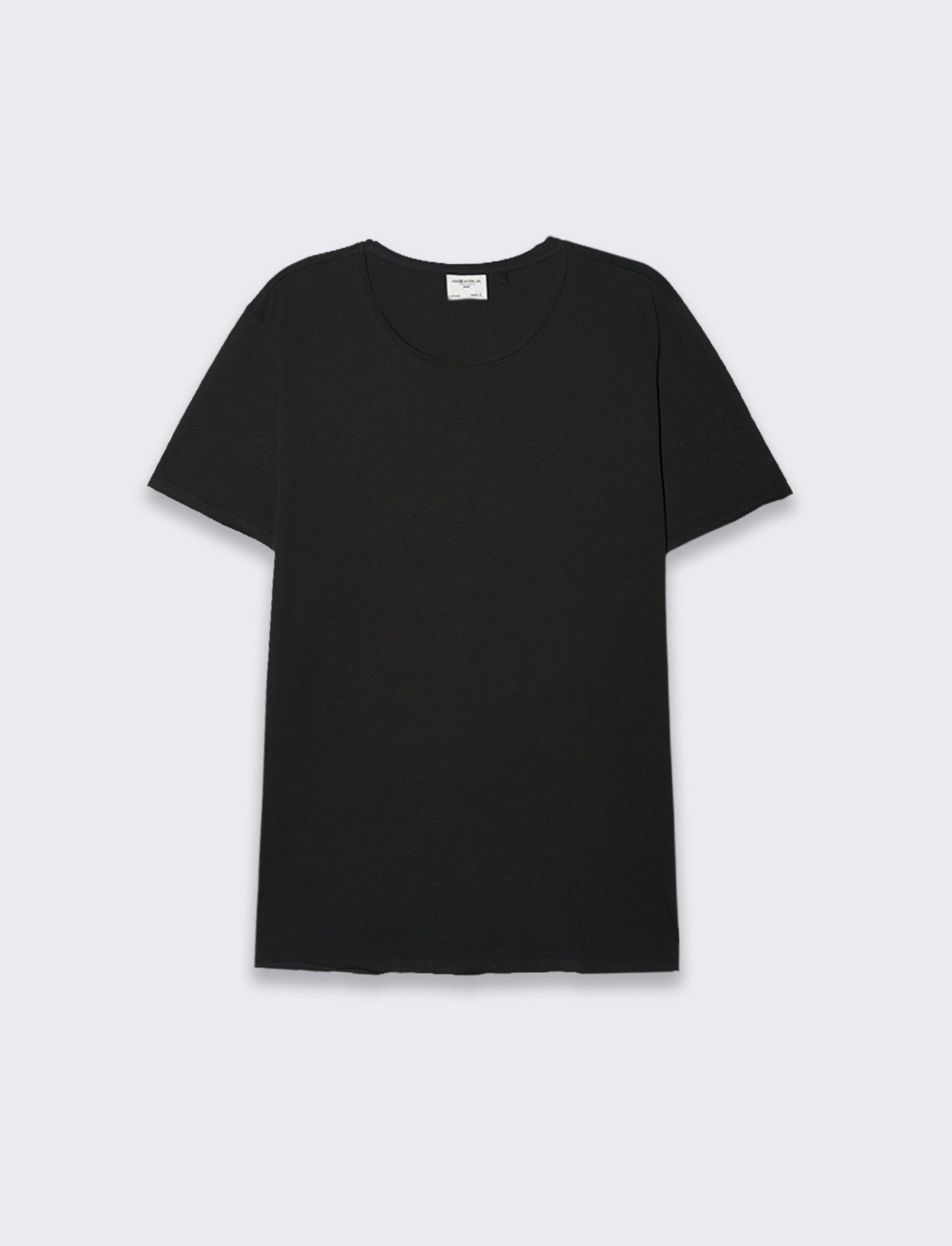 T-SHIRT ORLI TAGLIO VIVO REGULAR FIT - Nero