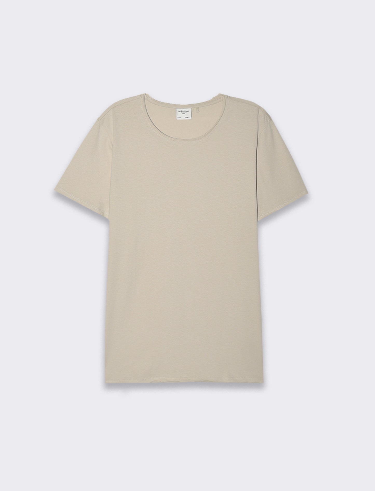 T-SHIRT ORLI TAGLIO VIVO REGULAR FIT - Grigio ghiaccio