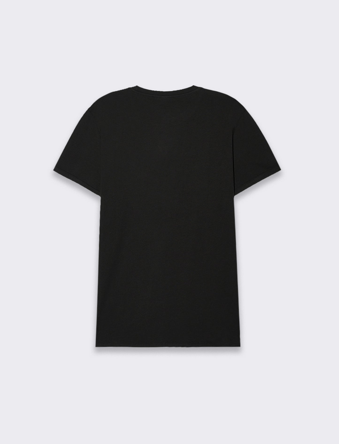 T-SHIRT BASIC CON TASCA - Nero