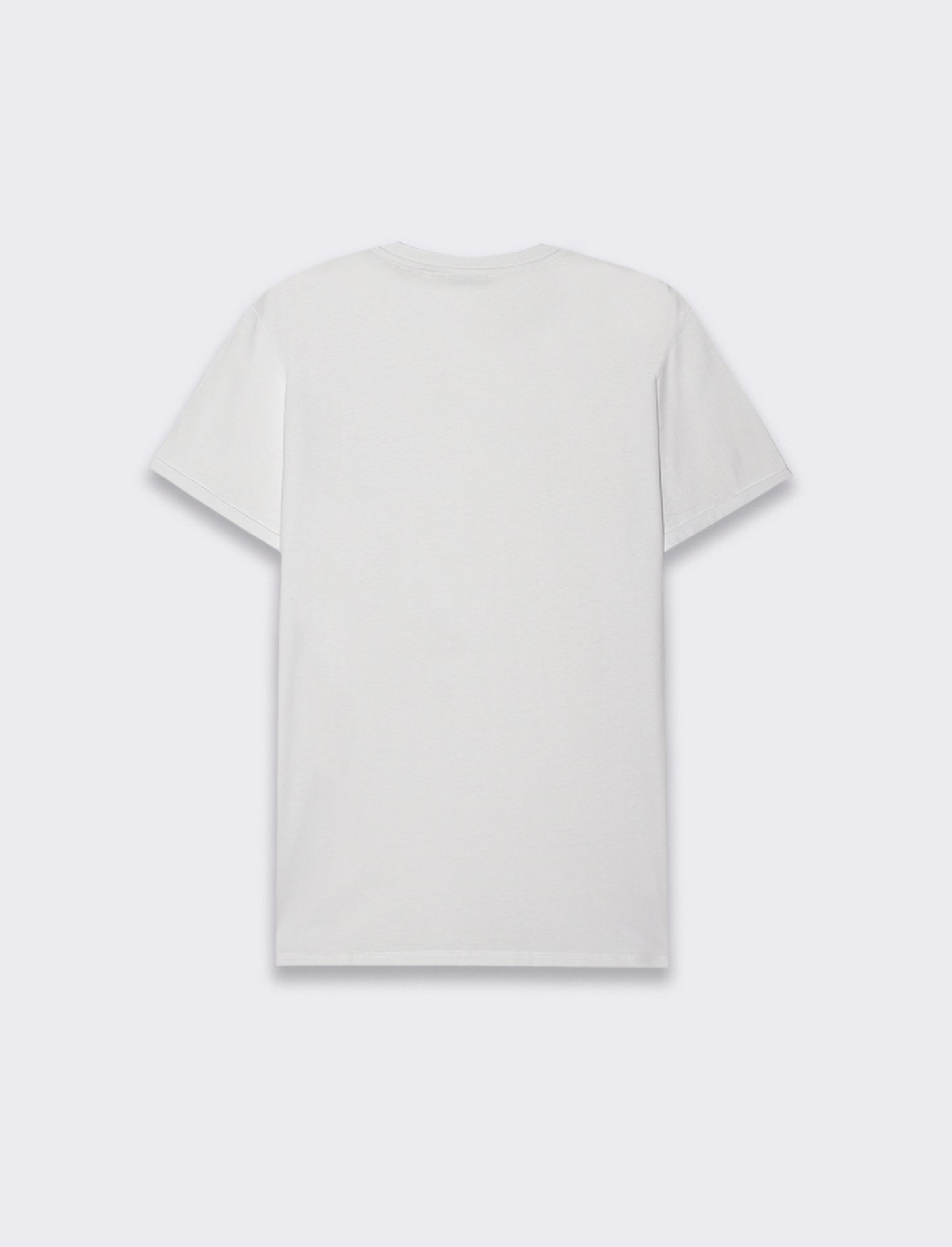 T-SHIRT BASIC CON TASCA - Bianco
