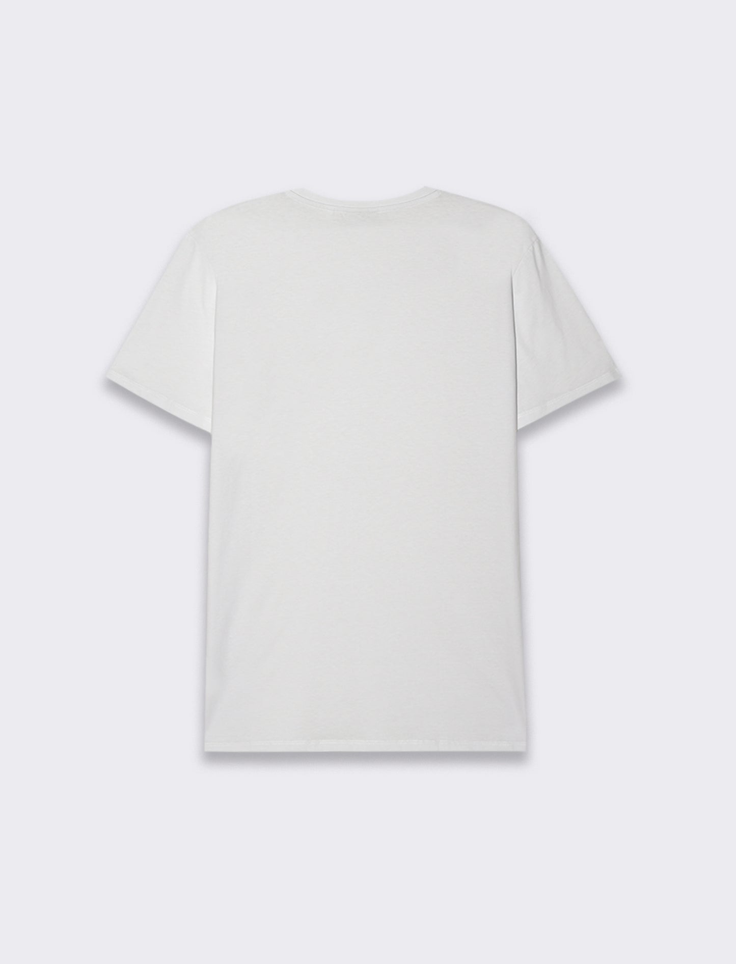 T-SHIRT BASIC IN COTONE REGULAR FIT - Bianco