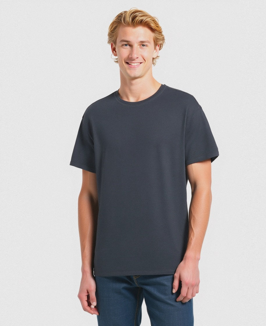 T-SHIRT BASIC IN COTONE REGULAR FIT - Avion