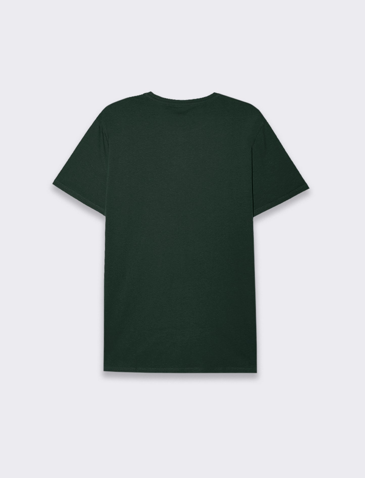 T-SHIRT BASIC IN COTONE REGULAR FIT - Verde scuro