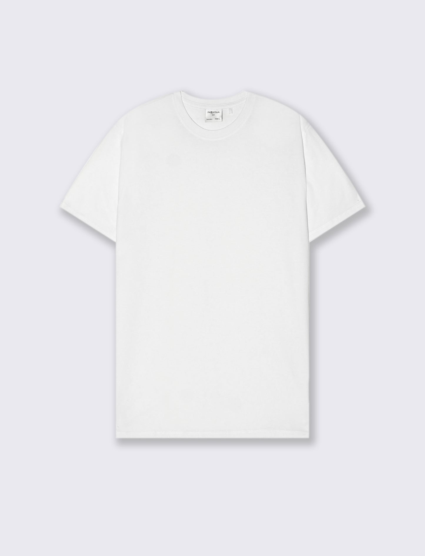 T-SHIRT BASIC IN COTONE PREMIUM REGULAR FIT - Bianco