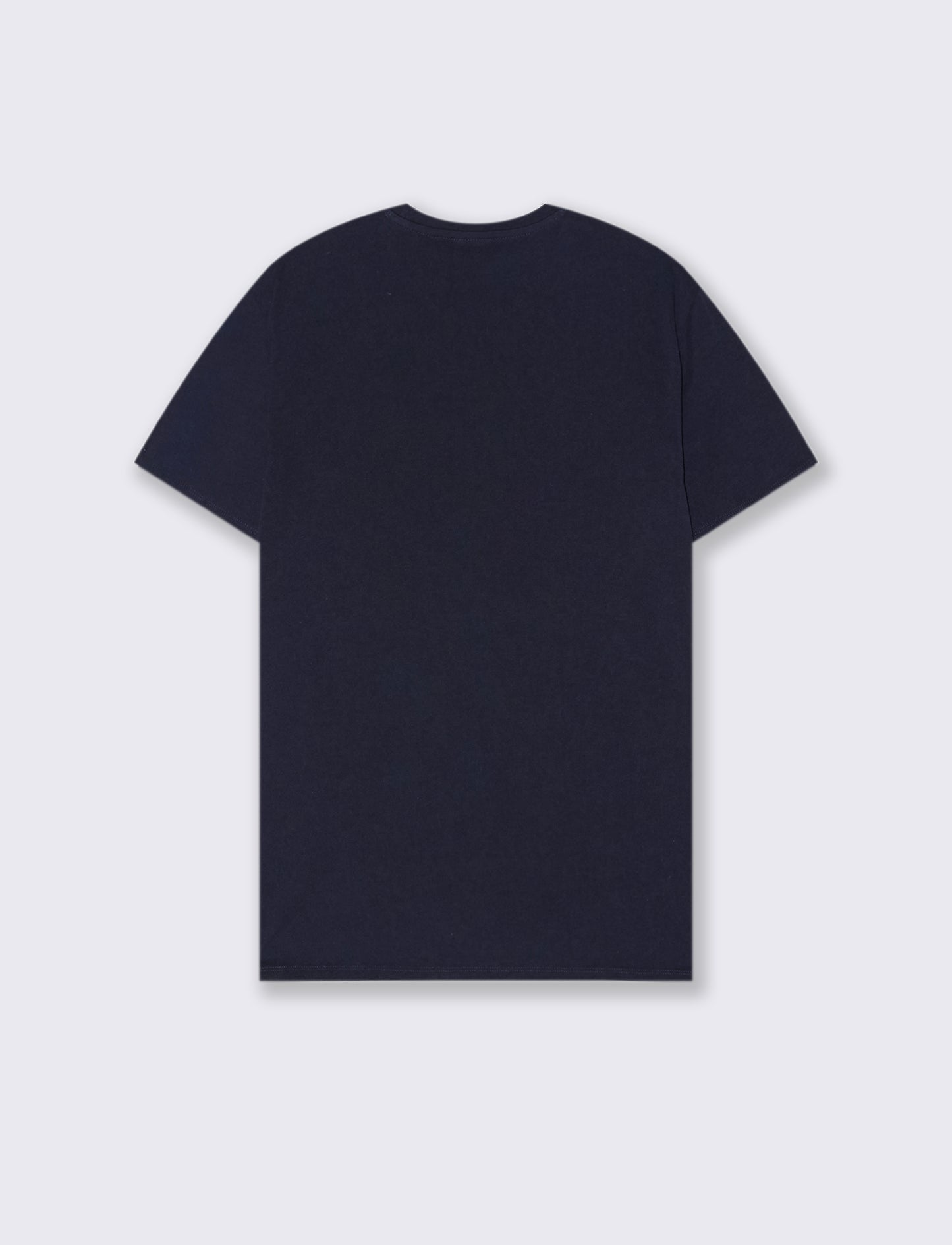 T-SHIRT BASIC IN COTONE PREMIUM REGULAR FIT - Blu