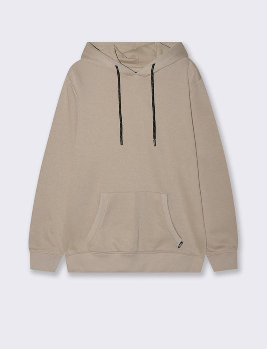 FELPA BASIC CON CAPPUCCIO - Beige