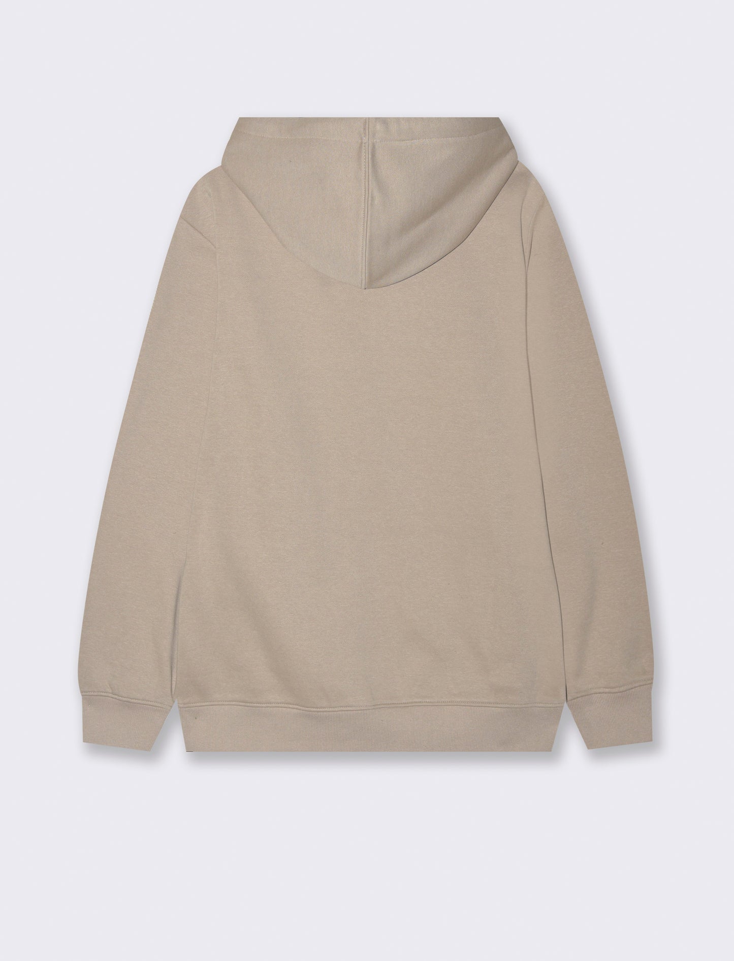 FELPA BASIC CON CAPPUCCIO - Beige